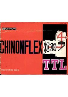 Chinon Chinonflex TTL manual. Camera Instructions.